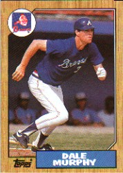 1987 Topps Baseball Cards      490     Dale Murphy